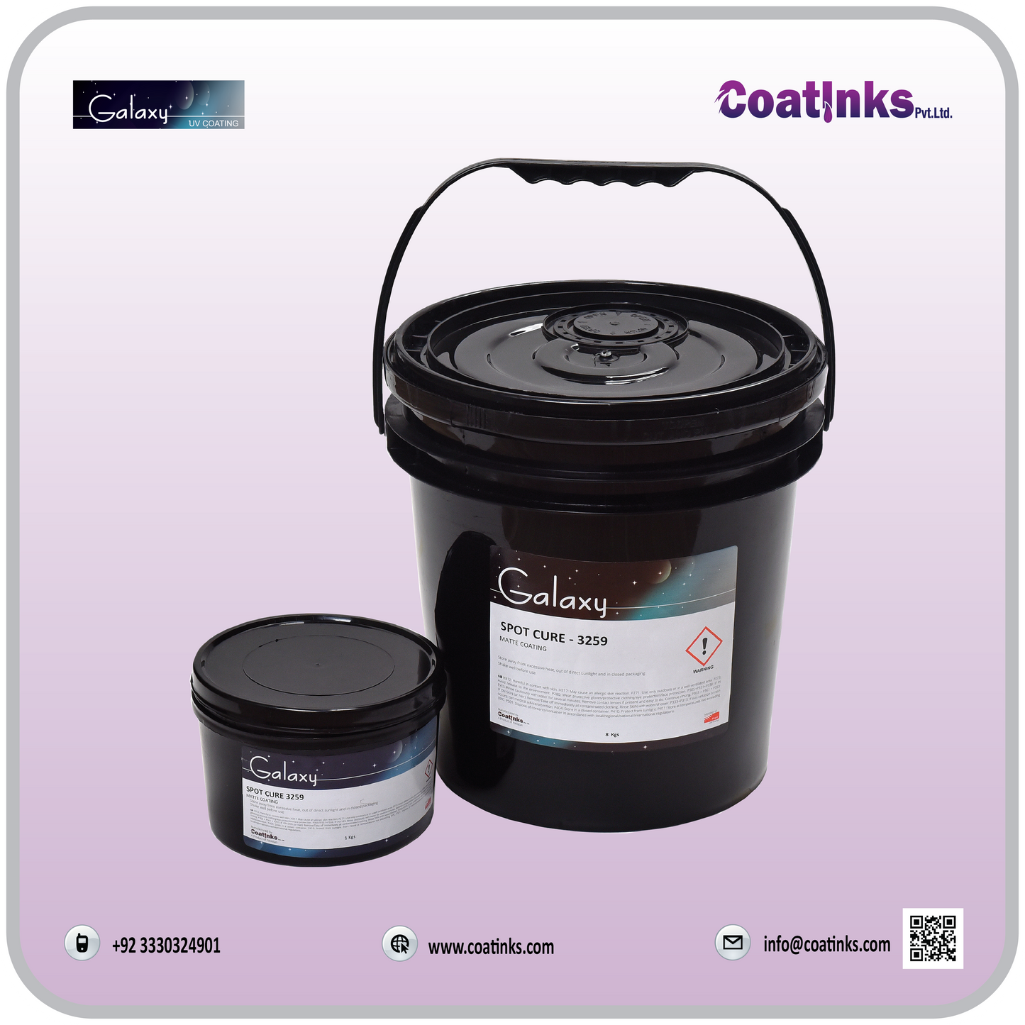 Spot Cure Matte 3259 | Premium Matte UV Coating for Selective Curing Coatinks