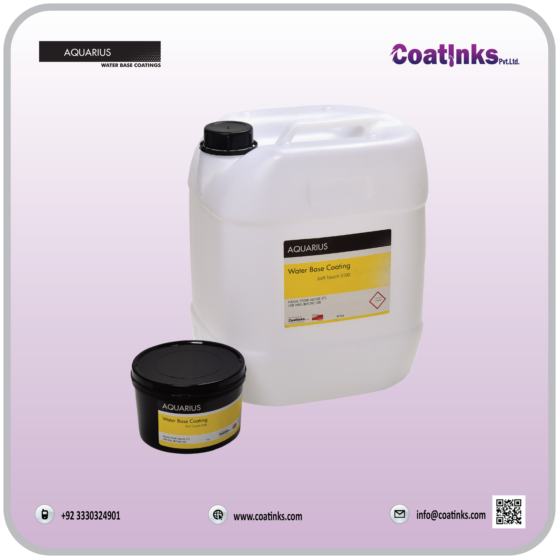 AQUARIUS 5100 – Water-Based Gloss Coating Coatinks