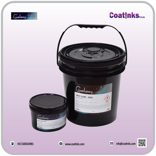 Spot Cure Matte 3259 | Premium Matte UV Coating for Selective Curing Coatinks
