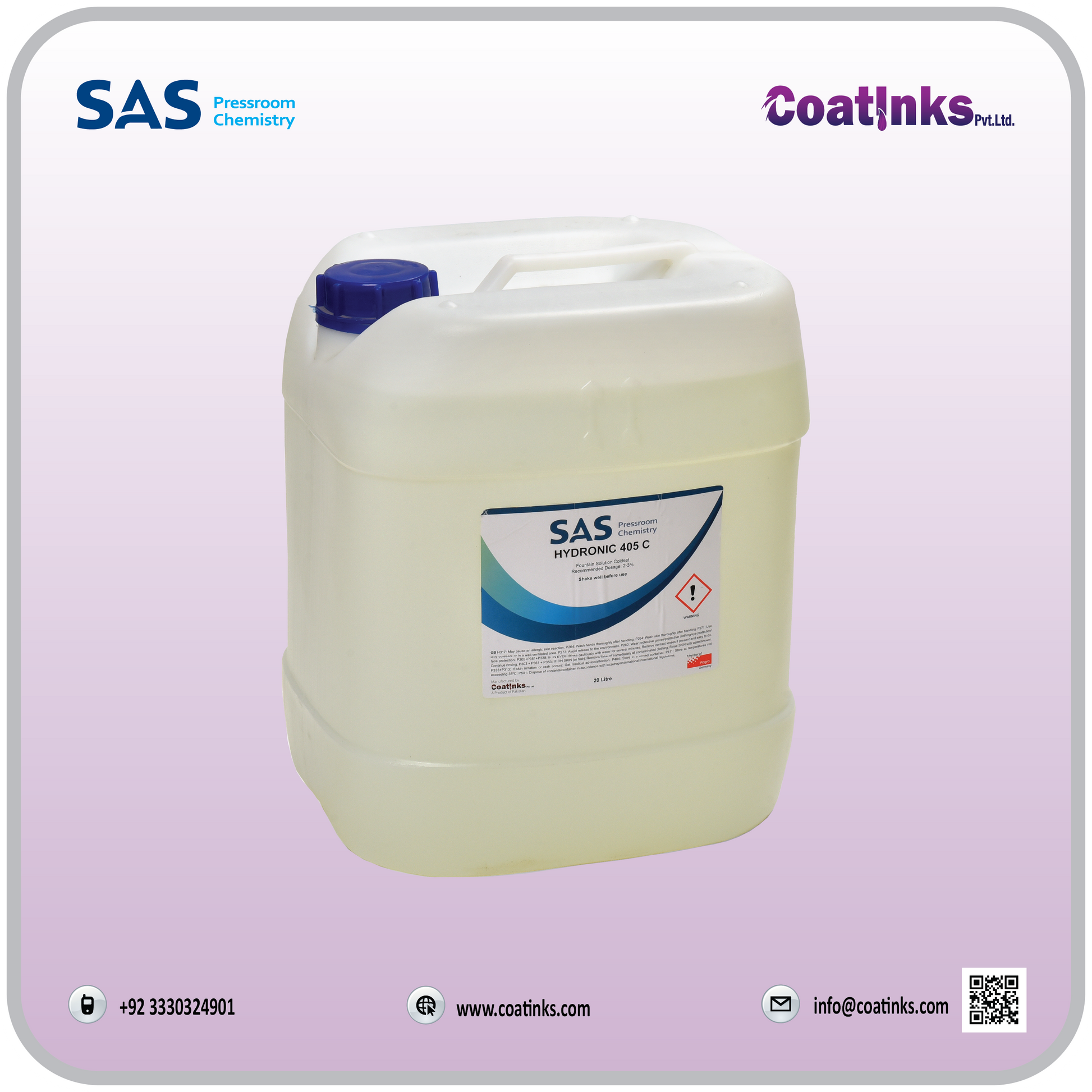 Fountain Solutions | Hydronic 405C Coatinks